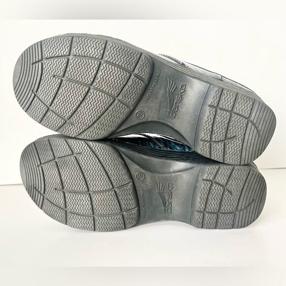 Dansko LT professional Clogs 36 US 6 Patent Blue Waves - Picture 10 of 12